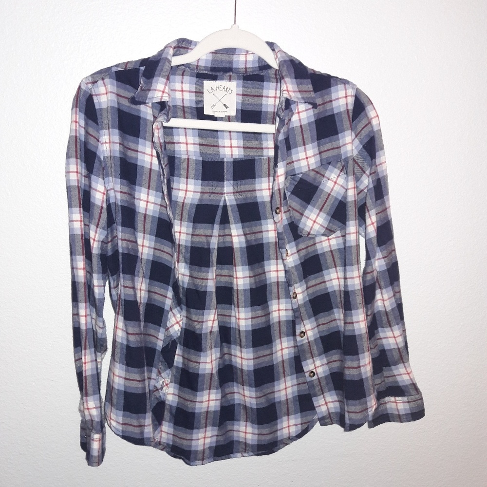 💙PacSun Blue & Red Flannel💙